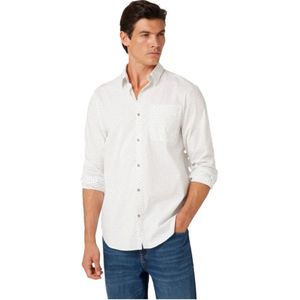 Guess, Heren, Overhemden, Wit, Maat: S Katoen,