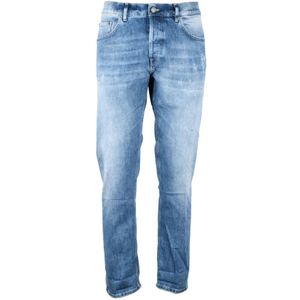 Dondup, Heren, Jeans, Blauw, Maat: W33 Katoen,