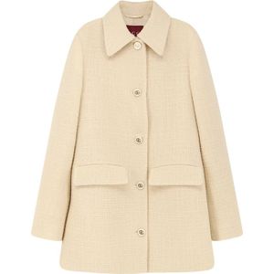 Gucci, Dames, Mantels, Beige, Maat: S Wol,