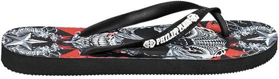 Philipp Plein - Flipflops - Zwart - Synthetisch