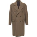 Boggi Milano, Heren, Mantels, Bruin, Maat: S Wol,