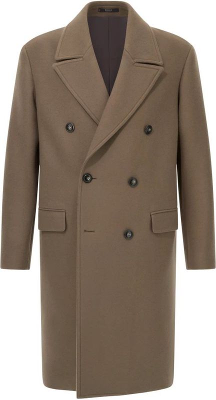 Boggi Milano, Heren, Mantels, Bruin, Maat: S Wol,