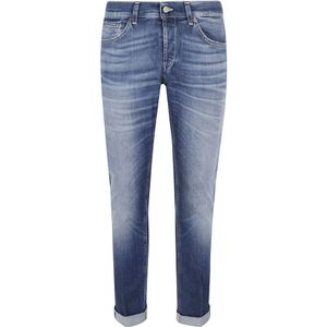 Dondup, Heren, Jeans, Blauw, Maat: W32 Katoen,