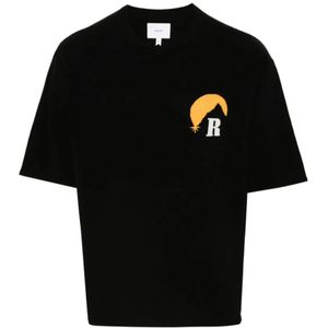 Rhude, Heren, Tops, Zwart, Maat: S Wol,