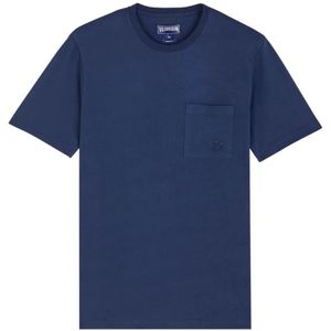 Vilebrequin, Heren, Tops, Blauw, Maat: M Katoen,