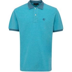 Canali, Heren, Tops, Blauw, Maat: L Katoen,