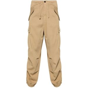 Dries Van Noten, Heren, Broeken, Beige, Maat: M