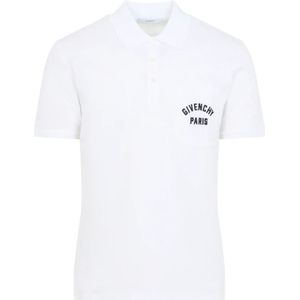 Givenchy, Heren, Tops, Wit, Maat: L Katoen,