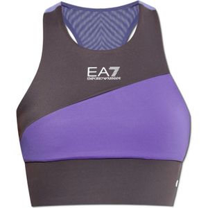 Emporio Armani Ea7, Dames, Sport, Paars, Maat: XS Poliester,