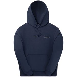 Daily Paper, Heren, Sweatshirts & Hoodies, Blauw, Maat: S Katoen,