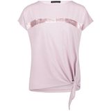 Pailletten Top - Effen - Casual - Geknoopt Detail