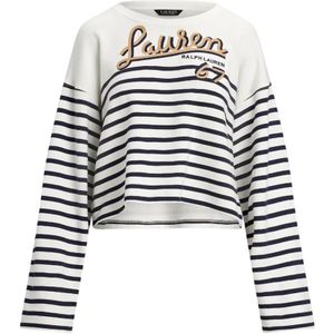 Lauren Ralph Lauren - Striped Knitwear - Gebreide Sweater - Wit