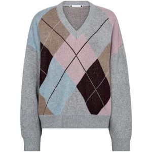 Co'Couture, Dames, Truien, Grijs, Maat: XS Wol,