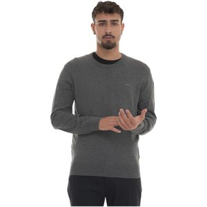 Gant, Heren, Truien, Grijs, Maat: 3XL Katoen,