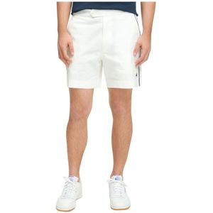 Brooks Brothers, Heren, Korte broeken, Wit, Maat: W38 Katoen,