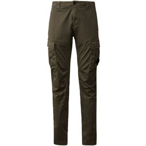 C.p. Company, Heren, Broeken, Groen, Maat: S Katoen,