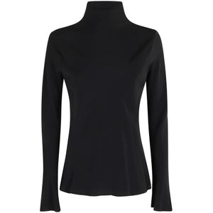Semicouture, Dames, Tops, Zwart, Maat: XS Zijde,