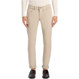 Dondup, Heren, Jeans, Beige, Maat: W30 Katoen,