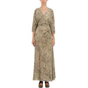 Cortana, Dames, Jurken, Groen, Maat: XS Zijde,