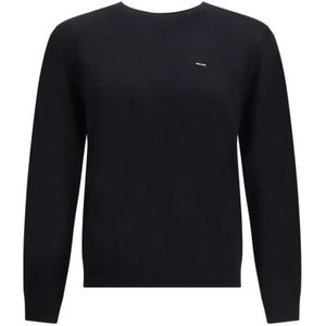 Prada, Heren, Truien, Zwart, Maat: M Wol,