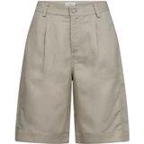 Copenhagen Muse - Natuli Shorts - Grijs - Korte Broeken - Dames - 100% Linnen