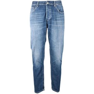 Dondup, Heren, Jeans, Blauw, Maat: W33 Katoen,