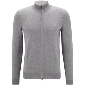 Hugo, Heren, Truien, Grijs, Maat: M Wol,