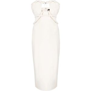 Jacquemus, Dames, Jurken, Wit, Maat: XS Katoen,