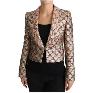Dolce & Gabbana - Brocade Jacket - Goud - Floral - Lange Mouwen