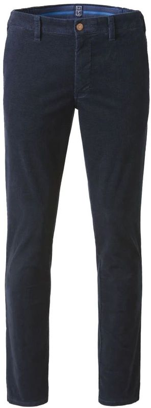 MEYER - Chino - Marine - Regular Fit - Lang/maxi