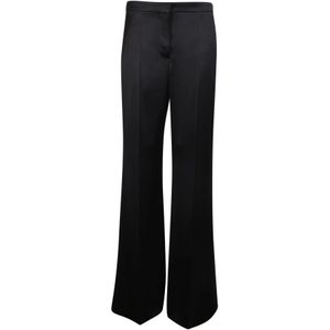 Givenchy, Dames, Broeken, Zwart, Maat: XS Satijn,