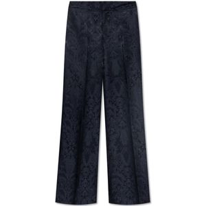 Etro, Dames, Broeken, Blauw, Maat: XS Zijde,