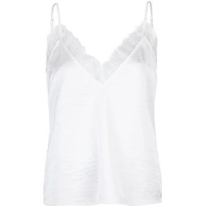 Dante 6, Dames, Tops, Wit, Maat: S Satijn,