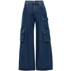 Off White, Dames, Jeans, Blauw, Maat: W26 Katoen,