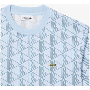 Lacoste, Heren, Tops, Blauw, Maat: S Katoen,