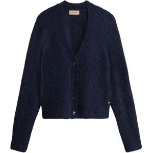 Woolrich, Dames, Truien, Blauw, Maat: M Wol,