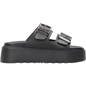 Casadei, Dames, Schoenen, Zwart, Maat: 37 EU Leer,