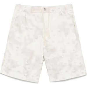 Maison Kitsuné, Heren, Korte broeken, Wit, Maat: W33