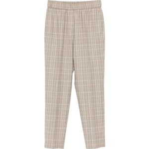 Peserico, Dames, Broeken, Beige, Maat: XS Wol,