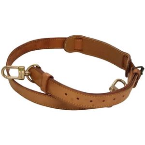 Louis Vuitton Vintage, Dames, Pre-owned, Beige, Maat: ONE Size Leer,