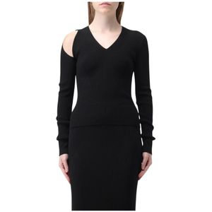 Alexander McQueen, Dames, Truien, Zwart, Maat: M Wol,