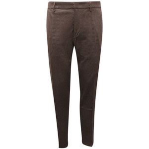 Dondup, Heren, Broeken, Bruin, Maat: W32 Leer,