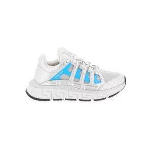 Versace Mesh Trigreca Sneakers met Eco-Leren Inzetstukken , Multicolor , Heren , Maat: 42 EU