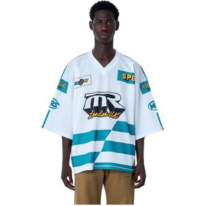 Martine Rose, Heren, Tops, Wit, Maat: XL Poliester,