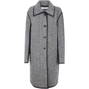 Jil Sander, Dames, Mantels, Grijs, Maat: L