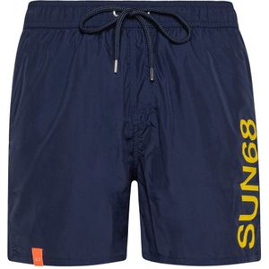Sun68, Heren, Badkleding, Blauw, Maat: S Poliester,