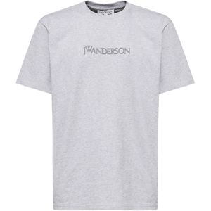 JW Anderson, Heren, Tops, Grijs, Maat: S Katoen,