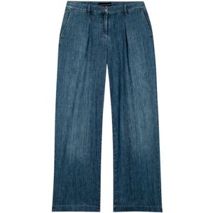 Luisa Cerano, Dames, Jeans, Blauw, Maat: S Denim,