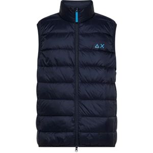 Sun68, Heren, Jassen, Blauw, Maat: 2XL Polyamide,
