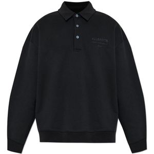 AllSaints, Heren, Sweatshirts & Hoodies, Zwart, Maat: XS